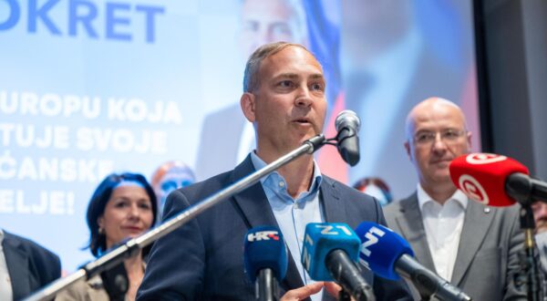 29.05.2024., Zagreb - Vodstvo Domovinskog pokreta i kandidati Domovinskog pokreta za Europske izbore 2024. dalo je izjavu za medije uoci Koordinacije Domovinskog pokreta za Europske izbore 2024. godine. Stephen Bartulica Photo: Neva Zganec/PIXSELL