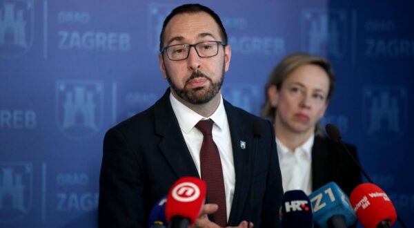29.05.2024., Zagreb - Gradonacelnik Zagreba Tomislav Tomasevic odrzao je konferenciju za medije u zgradi Gradske uprave na temu Gradske plinare Zagreb opskrba. Photo: Luka Batelic/PIXSELL