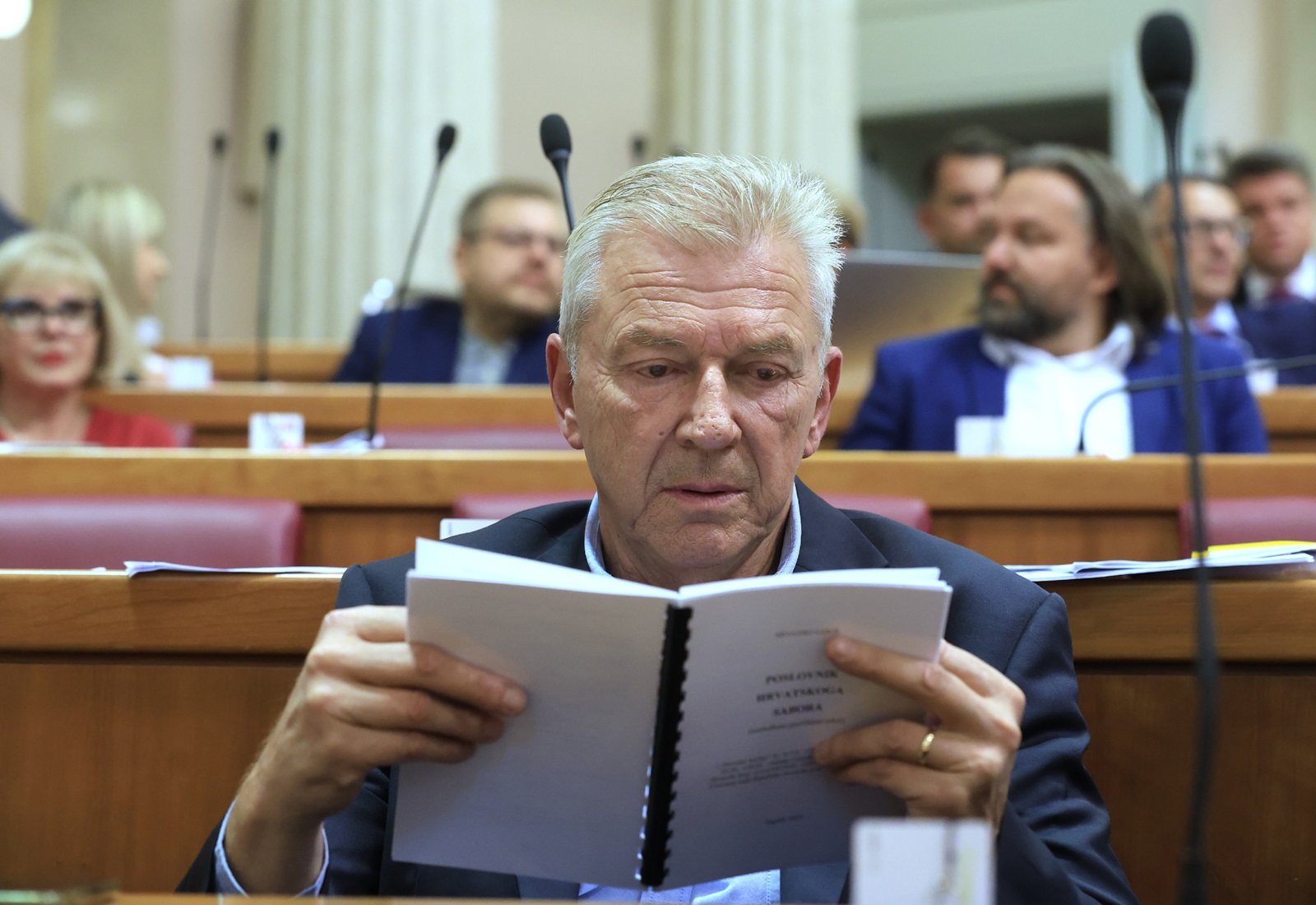 Zagreb, 12.6.2024.Hrvatski sabor nakon dvotjedne stanke nastavlja rad aktualnim satom.Na slici Ranko Ostojić.foto HINA/ Tomislav Pavlek/ tp