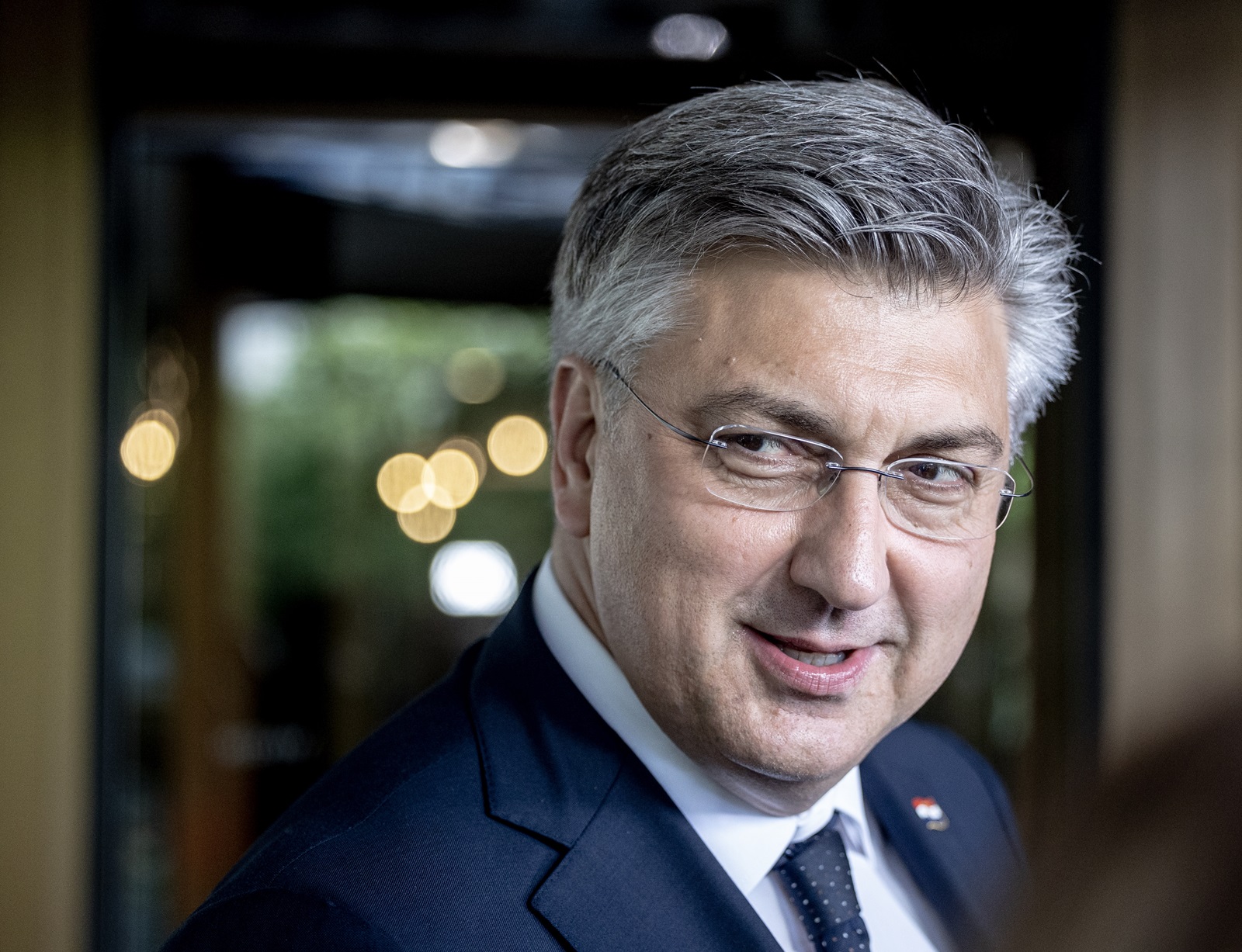 Zagreb, 10.4.2024 - Andrej Plenković dolazi na sjednice Predsjedništva HDZ-a i Nacionalnog odbora HDZ-a.
Foto Hina/ Dario GRZELJ/ dag