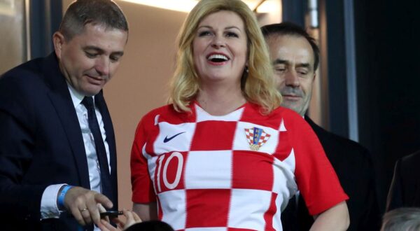 16.11.2019., stadion HNK Rijeka, Rijeka - Kvalifikacije za Europsko prvenstvo, skupina E, 9. kolo, Hrvatska - Slovacka. Kolinda Grabar Kitarovic Photo: Igor Soban/PIXSELL