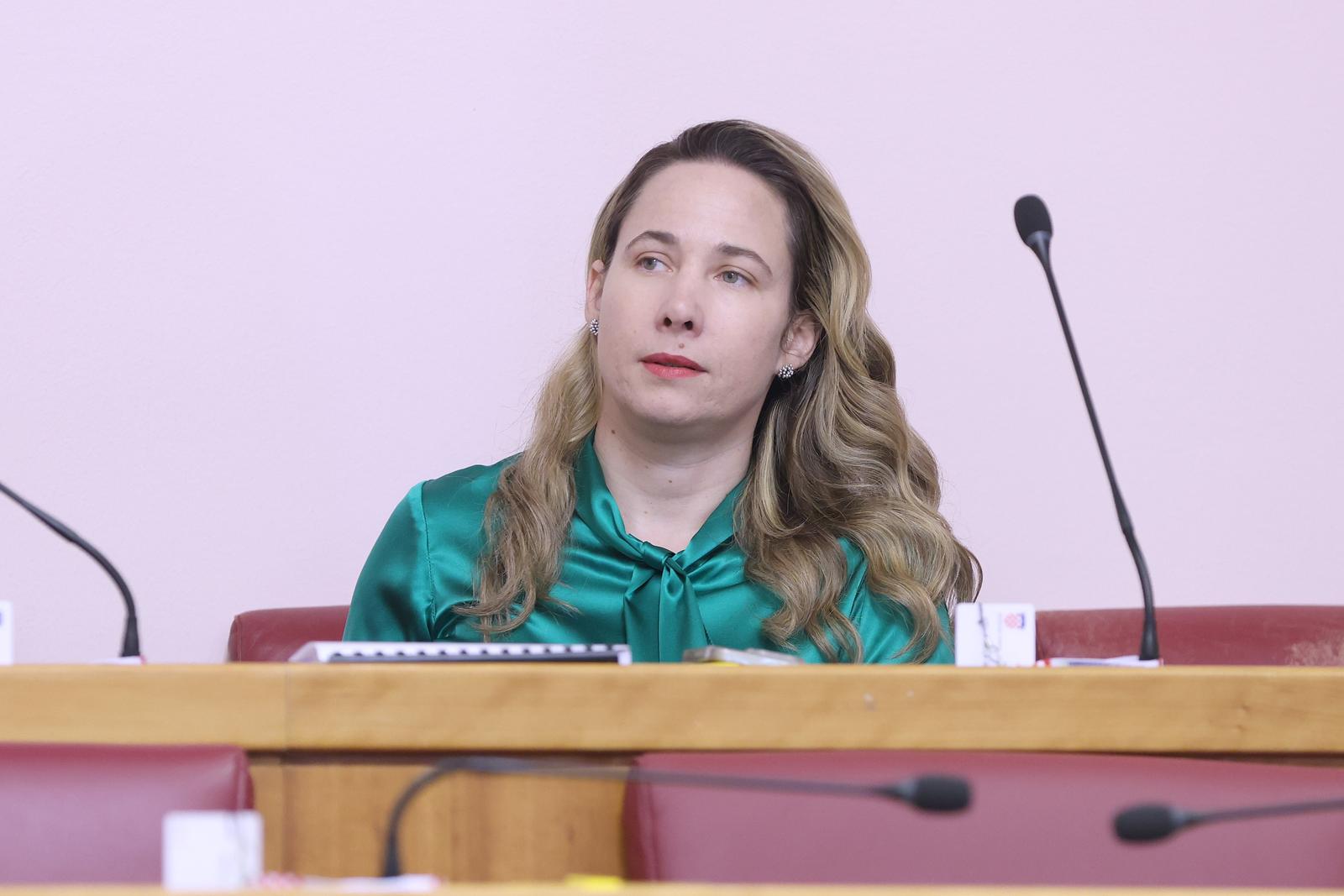 23.05.2024., Zagreb - Sabor je 1. sjednicu nastavio raspravom  o Izvjescu o radu pravobraniteljice za djecu za 2022. godinu. Marija Selak Raspudic Photo: Patrik Macek/PIXSELL