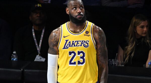 LAS VEGAS, NEVADA - DECEMBER 9: LeBron James (23) of Los Angeles Lakers in action during NBA In-Season Tournament Finals game between Los Angeles Lakers and Indiana Pacers at the T-Mobile Arena in Las Vegas, Nevada, United States on December 9, 2023. Tayfun CoÅŸkun / Anadolu,Image: 828258765, License: Rights-managed, Restrictions: , Model Release: no, Credit line: Tayfun CoÅŸkun / AFP / Profimedia