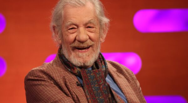 EDITORIAL USE ONLY. Sir Ian McKellen during the filming for the Graham Norton Show at BBC Studioworks 6 Television Centre, Wood Lane, London, to be aired on BBC One on Friday evening. Picture date: Thursday February 8, 2024.,Image: 844780920, License: Rights-managed, Restrictions: EDITORIAL USE ONLY, Model Release: no, Credit line: Isabel Infantes / PA Images / Profimedia