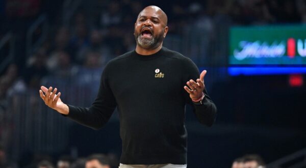 CLEVELAND, OHIO - FEBRUARY 27: Head coach J.B. Bickerstaff of the Cleveland Cavaliers reacts during the first half against the Dallas Mavericks at Rocket Mortgage Fieldhouse on February 27, 2024 in Cleveland, Ohio.,Image: 851626535, License: Rights-managed, Restrictions: , Model Release: no, Credit line: Jason Miller / Getty images / Profimedia
