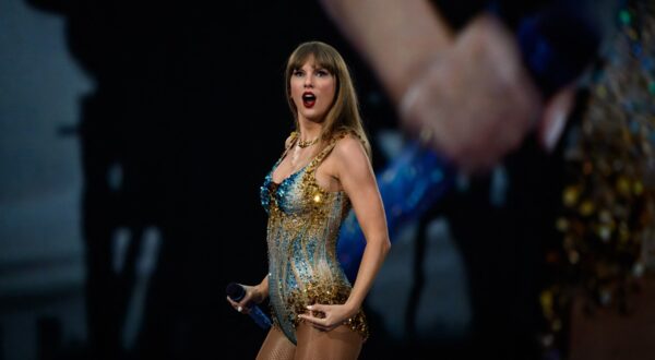 US singer and songwriter Taylor Swift performs on stage at the Groupama Stadium as part of The Eras Tour, in Decines-Charpieu, eastern France, on June 2, 2024.,Image: 878391484, License: Rights-managed, Restrictions: -- IMAGE RESTRICTED TO EDITORIAL USE - STRICTLY NO COMMERCIAL USE --, Model Release: no, Credit line: JEFF PACHOUD / AFP / Profimedia