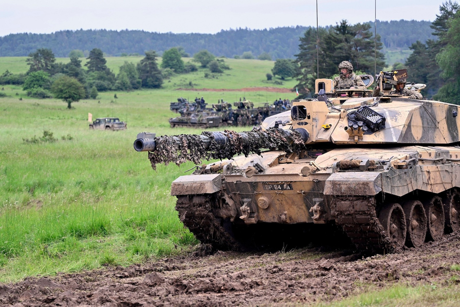 Kampfpanzer beim NATO-Manver Combined Resolve 2024 anlsslich 75 Jahre NATO auf dem Truppenbungsplatz Hohenfels im Landkreis Neumarkt in der Oberpfalz. Bei dem Manver trainieren ca. 4.000 Soldatinnen und Soldaten aus ber zehn Nationen verschiedene komplexe Gefechtssituationen und das Zusammenwirken der unterschiedlichen NATO-Streitkrfte. Themenbild, Symbolbild Hohenfels, 03.06.2024 Bayern Deutschland *** Main battle tank during the NATO Combined Resolve 2024 maneuver on the occasion of 75 years of NATO at the Hohenfels military training area in the district of Neumarkt in the Upper Palatinate During the maneuver, around 4,000 soldiers from over ten nations train various complex combat situations and the interaction of the var Copyright: xDwixAnoraganingrumx,Image: 879528303, License: Rights-managed, Restrictions: Contributor country restriction: Worldwide, Worldwide, Worldwide, Worldwide, Worldwide, Worldwide.
Contributor usage restriction: Advertising and promotion, Consumer goods, Direct mail and brochures, Indoor display, Internal business usage, Commercial electronic.
Contributor media restriction: {1DB65613-AB22-47A5-8AA3-2602B48CE945}, {1DB65613-AB22-47A5-8AA3-2602B48CE945}, {1DB65613-AB22-47A5-8AA3-2602B48CE945}, {1DB65613-AB22-47A5-8AA3-2602B48CE945}, {1DB65613-AB22-47A5-8AA3-2602B48CE945}, {1DB65613-AB22-47A5-8AA3-2602B48CE945}., Model Release: no, Credit line: Imago / Alamy / Alamy / Profimedia