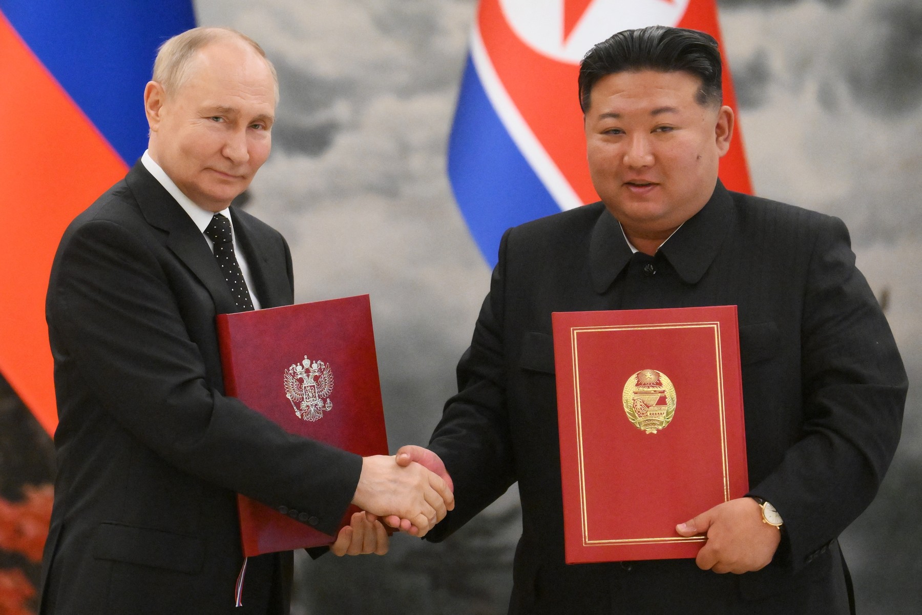Vladimir Putin i Kim Jong Un