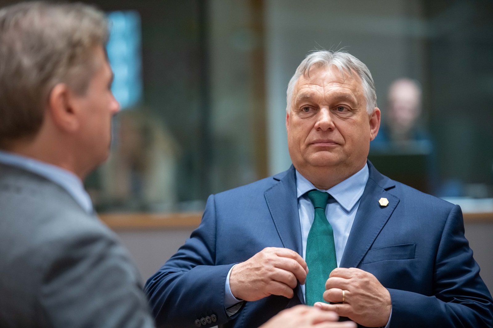 BRUSSELS - Prime Minister of Hungary Viktor Orban at the round table during the informal EU summit. During the meeting, discussions will include the results of the European elections and the filling of top positions. ANP JONAS ROOSENS netherlands out - belgium out,Image: 882447957, License: Rights-managed, Restrictions: *** World Rights Except Belgium, France, Germany, The Netherlands, and The UK *** BELOUT DEUOUT FRAOUT GBROUT NDLOUT, Model Release: no, Credit line: ANP / ddp USA / Profimedia