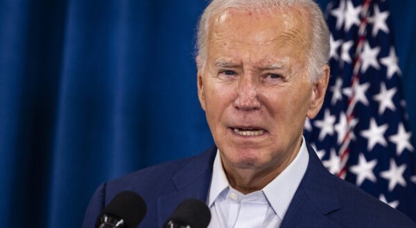 US President Joe Biden speaks after his Republican opponent Donald Trump was injured following a shooting at an election rally in Pennsylvania, at the Rehoboth Beach Police Department, in Rehoboth Beach, Delaware, July 13, 2024. US President Joe Biden led the condemnation after his election rival Donald Trump was wounded in a shooting incident at a rally in Pennsylvania July 13 that also reportedly killed at least one bystander. 
Political leaders on both sides of the aisle slammed the violence minutes after the Republican candidate was rushed off stage by the Secret Service, blood running down his face.,Image: 889584710, License: Rights-managed, Restrictions: , Model Release: no, Credit line: SAMUEL CORUM / AFP / Profimedia