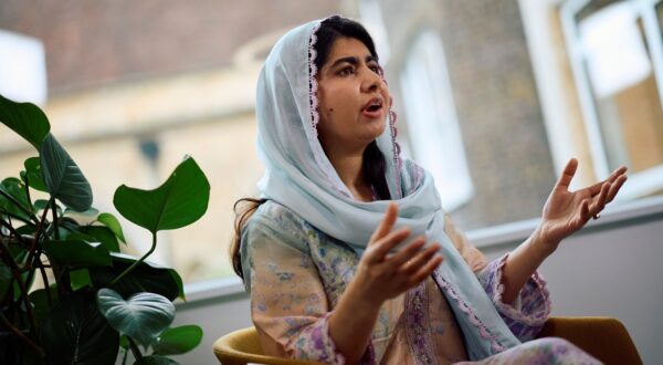 Pakistani Nobel Peace Prize laureate Malala Yousafzai speaks during an interview with AFP in London on July 12, 2024. Malala called for Pakistan to "reverse" its policy of deporting undocumented Afghans in an interview with AFP.,Image: 889360697, License: Rights-managed, Restrictions: TO GO WITH AFP STORY BY AKSHATA KAPOOR, Model Release: no, Credit line: BENJAMIN CREMEL / AFP / Profimedia