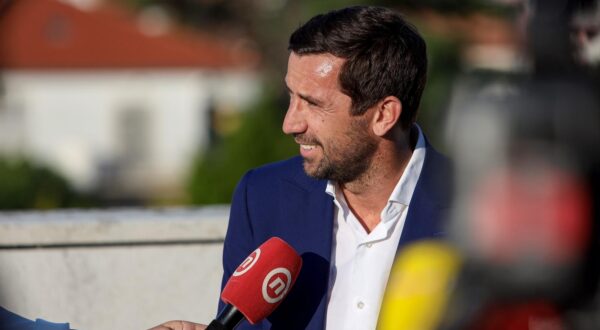 01.06.2023., Zadar - Ekskluzivnom premijerom filma “Football Must Go On” sluzbeno otvoren drugi Sunset Sports Media Festival. Darijo Srna Photo: Sime Zelic/PIXSELL