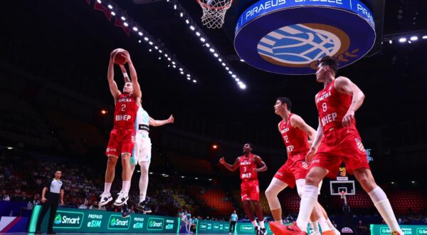 02.07.2024.; Grcka; Pirej - Kvalifikacijski kosarkaski turnir za Olimpijske igre u Parizu; Slovenija - Hrvatska.  Photo: Klodian Lato/EUROKINISSI/PIXSELL/PIXSELL