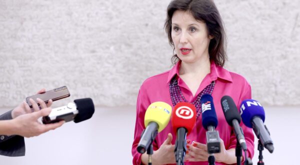 03.07.2024., Zagreb - Na konferenciji za medije odrzanoj u Saboru o aktualnim temama govorila je Dalija Oreskovic. Photo: Patrik Macek/PIXSELL
