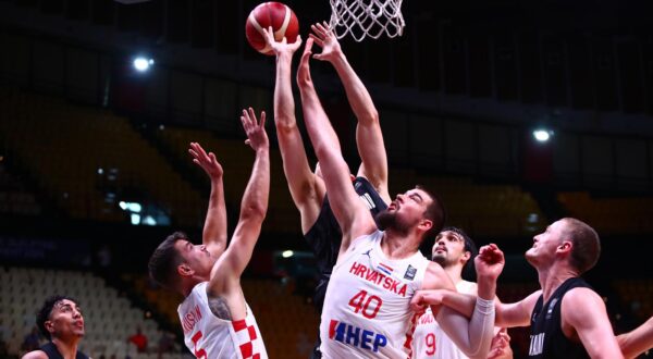 03.07.2024.; Grcka; Pirej - Kvalifikacijski kosarkaski turnir za Olimpijske igre u Parizu; Hrvatska - Novi Zeland Photo: Klodian Lato/EUROKINISSI/PIXSELL/PIXSELL