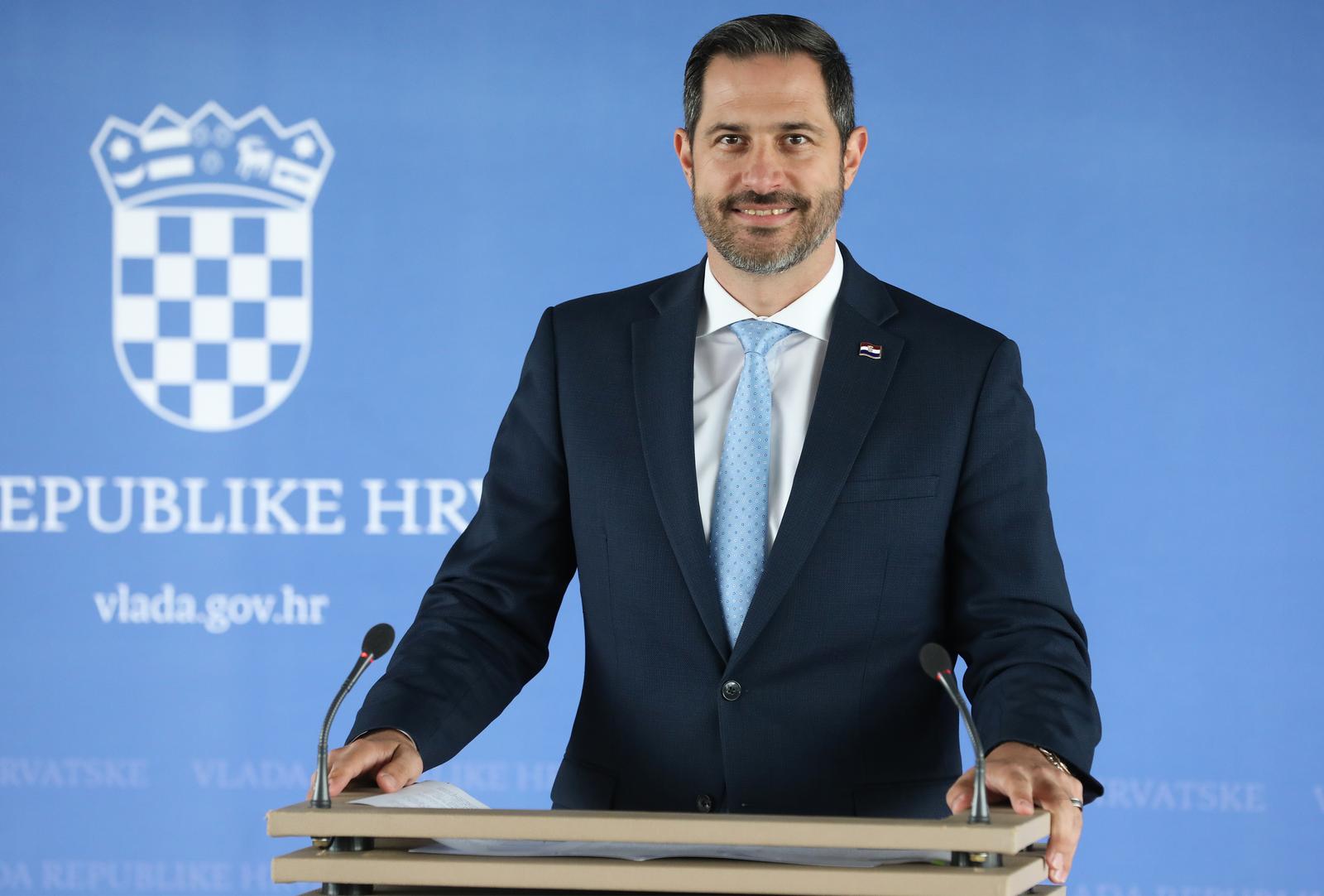 04.07.2024., Zagreb - Izjava ministra Toncija Glavine nakon odrzane 11. sjednica Vlade RH.  Photo: Robert Anic/PIXSELL