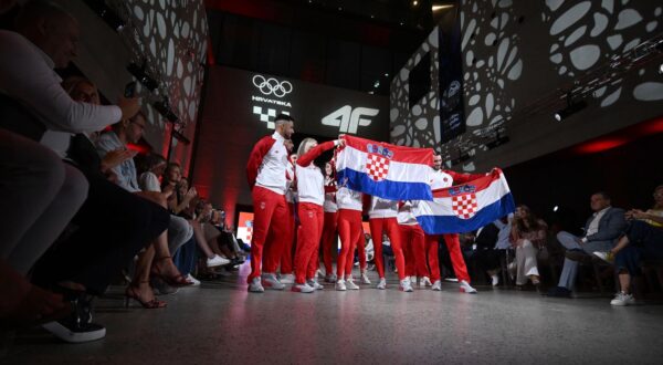 04.07.2024., Zagreb - Rektorat Sveucilista u Zagrebu, sluzbeno predstavljanje olimpijske kolekcije.  Photo: Marko Lukunic/PIXSELL