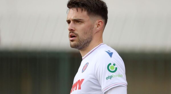11.02.2024., stadion Poljud, Split - SuperSport HNL, 22. kolo, HNK Hajduk - NK Slaven Belupo. Josip Brekalo Photo: Zvonimir Barisin/PIXSELL