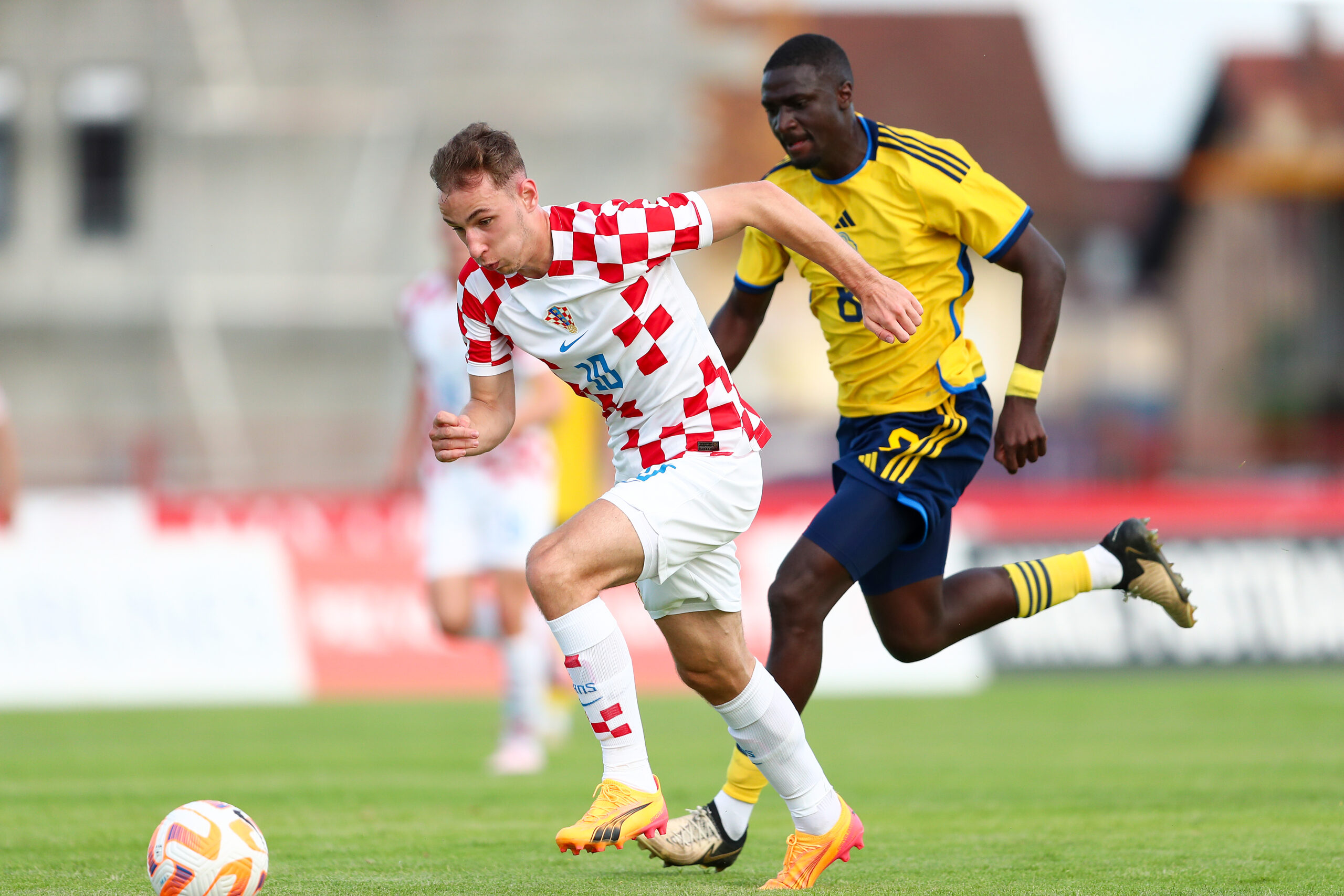 11.06.2024., Sesvete - Hrvatska (U-21) - Švedska (U-21). Lovro Zvonarek. Photo: Matija Habljak/PIXSELL