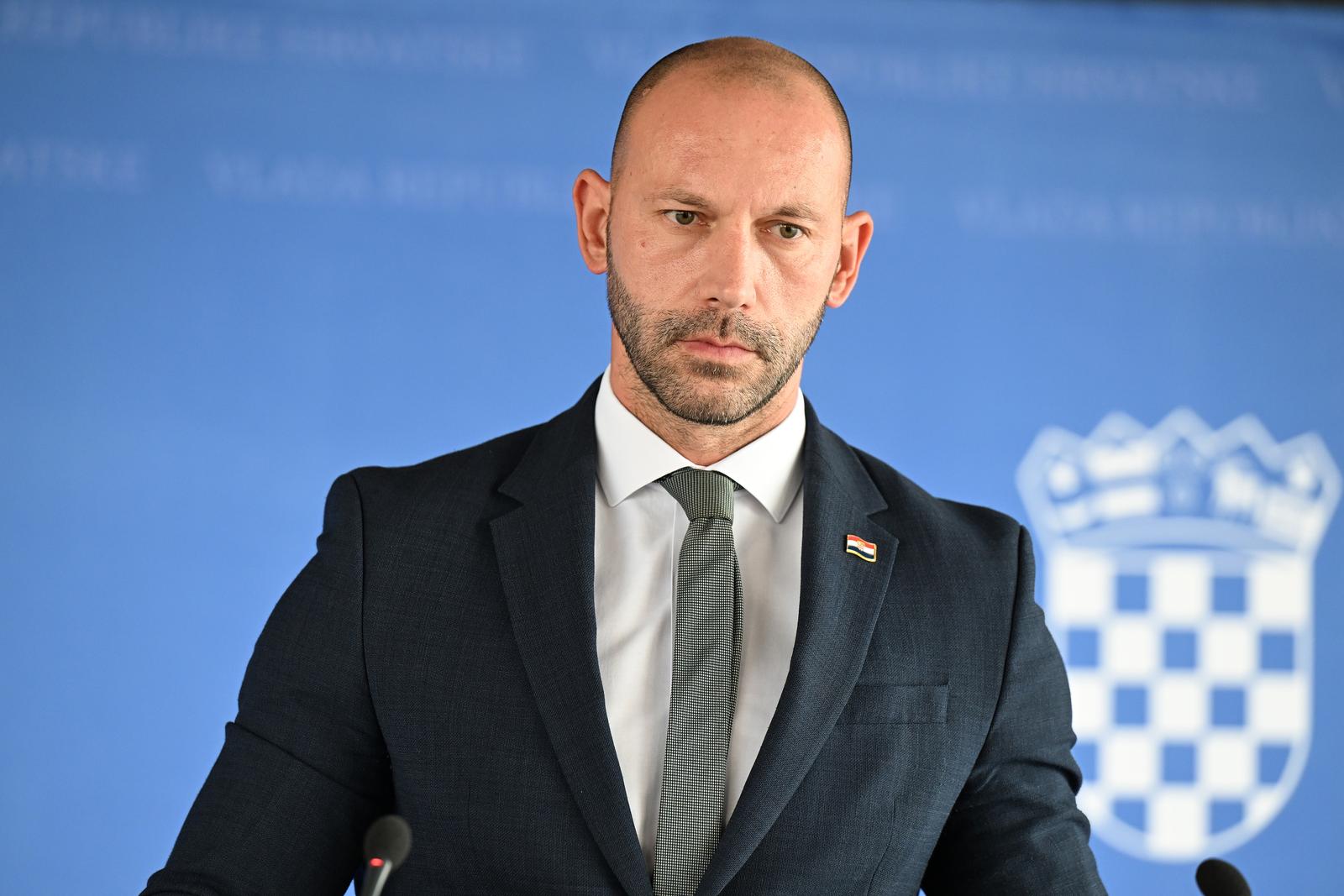 11.07.2024., Zagreb - U NSK je odrzana sjednica Vlade Republike Hrvatske. Nakon sjednice ministar Damir Habijan dao je izjavu za medije. Photo: Davorin Visnjic/PIXSELL