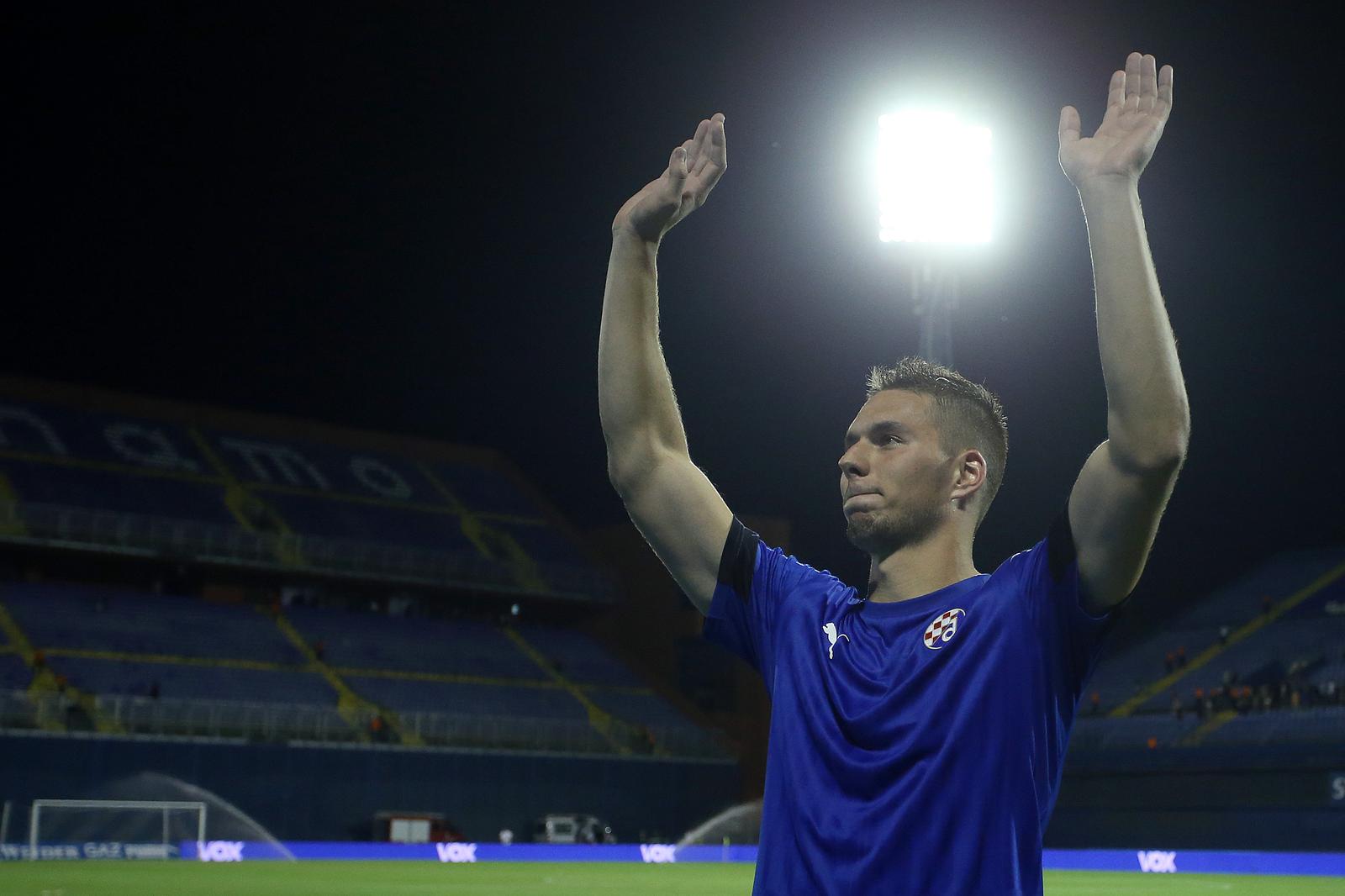 20.07.2016., stadion Maksimir, Zagreb - Liga prvaka, 2. pretkolo, 2. utakmica, GNK Dinamo - FK Vardar. Marko Pjaca. Marko Pjaca odigrao je zadnju utakmicu za GNK Dinamo."nPhoto: Goran Stanzl/PIXSELL