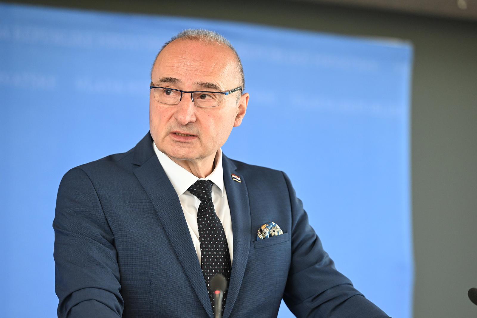 24.5.2024., Zagreb - Sjednica vlade. Izjave ministra vanjskih poslova Gordana Grlica Radmana. Photo: Davorin Visnjic/PIXSELL
