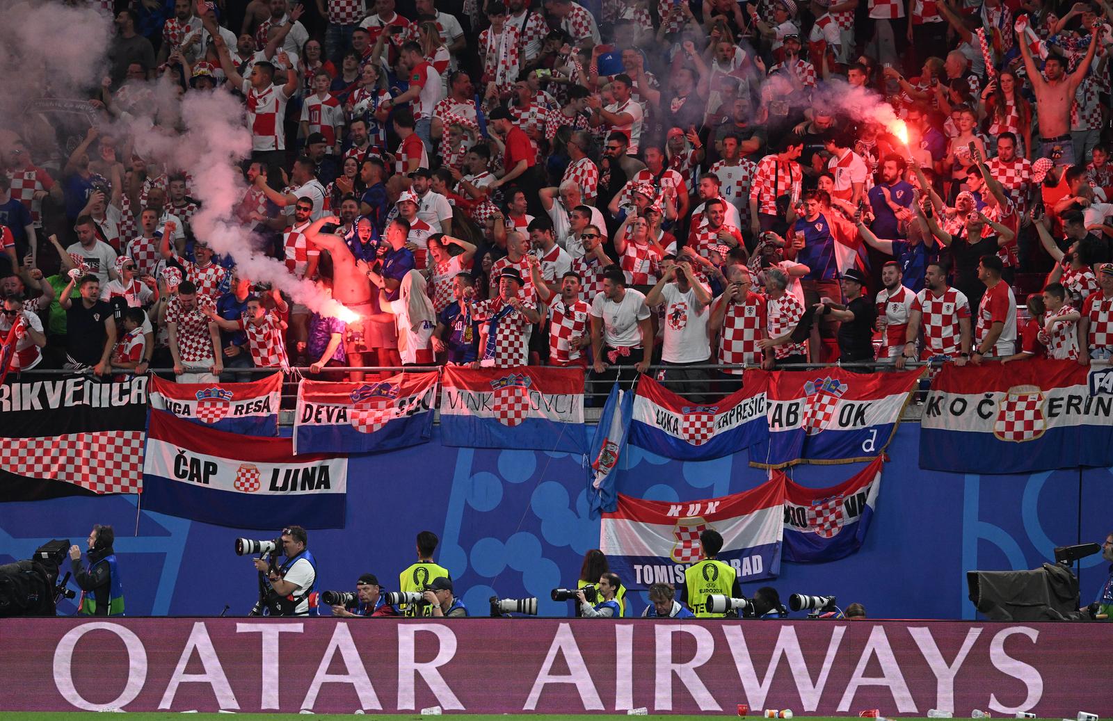 24.06.2024., stadion Leipzig, Leipzig, Njemacka - Europsko prvenstvo 2024., skupina B, 3. kolo, Hrvatska - Italija. Photo: Marko Lukunic/PIXSELL