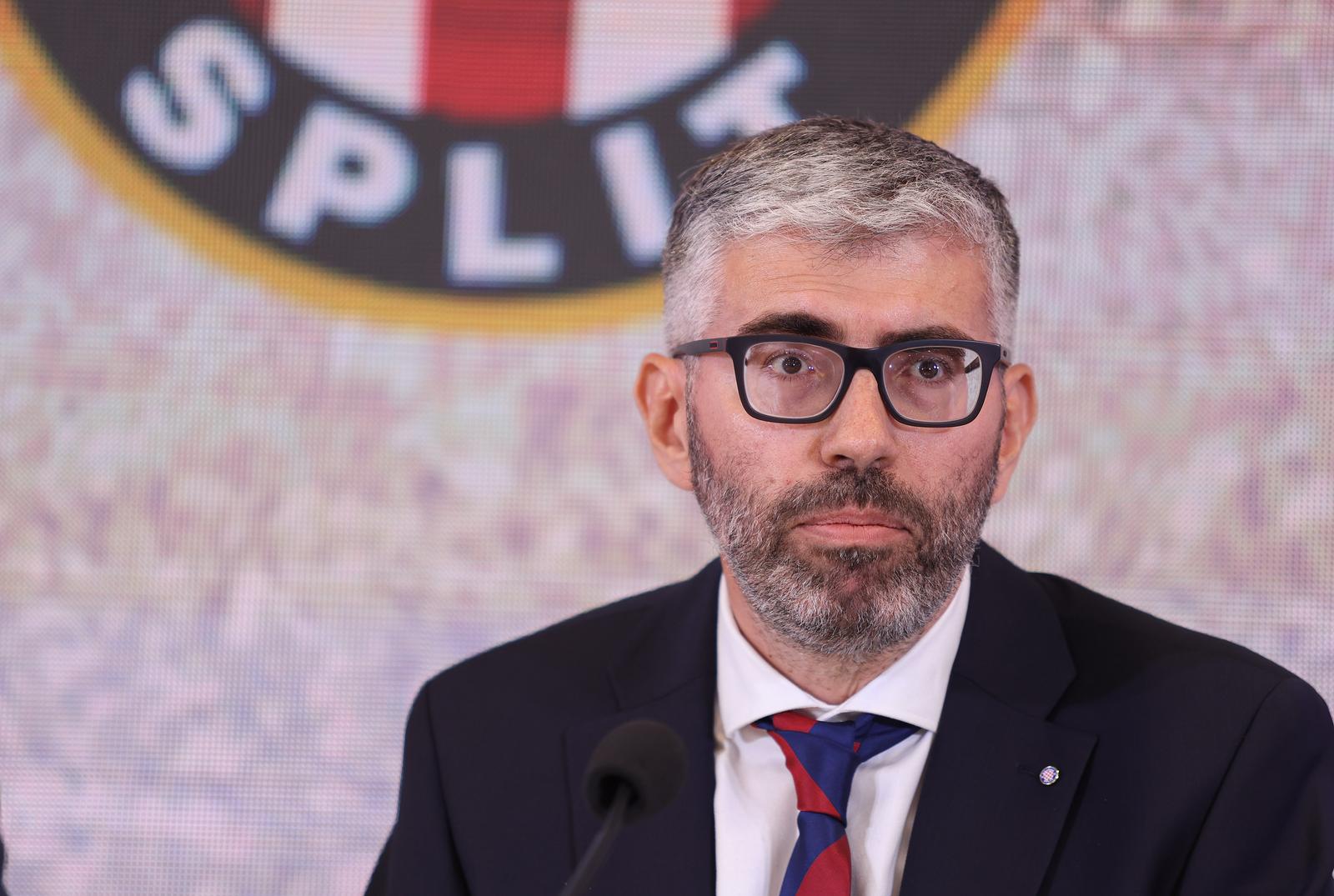 25.04.2024., Split-  Poljud - Predstavljanje novog predsjednika Uprave HNK Hajduk, gospodin Ivan Bilic. Photo: Ivana Ivanovic/PIXSELL
