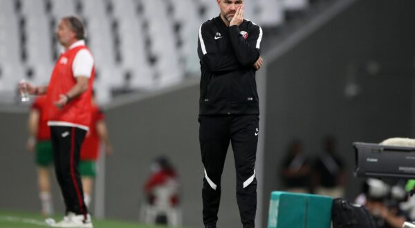 26.03.2022., Katar, Doha - Prijateljski turnir na kojem nastupaju Katar, Bugarska, Slovenija i Hrvatska priprema je za nadolazece Svjetsko prvenstvo. Prijateljska nogometna utakmica na stadionu Education City,  Katar - Bugarska. Trener Felix Sanchez. Photo: Igor Kralj/PIXSELL