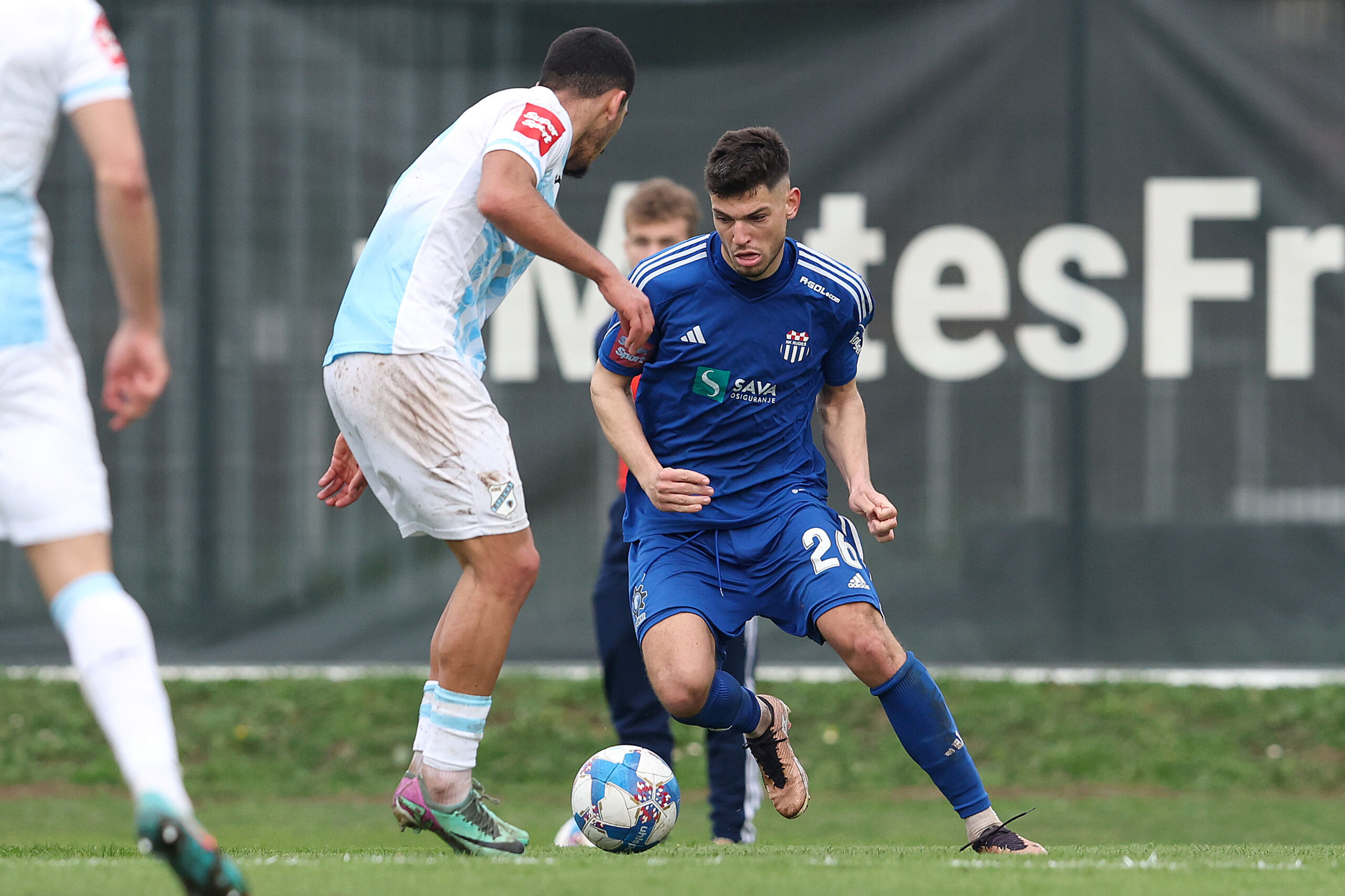28.02.2024., SC Rudes, Zagreb - SuperSport Hrvatski nogometni kup, cetvrtina finala, NK Rudes - HNK Rijeka. Fran Karacic. Photo: Goran Stanzl/PIXSELL