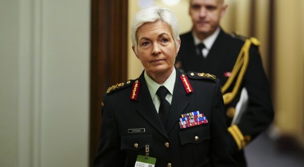January 30, 2024, Ottawa, On, CAN: The federal government is naming Lt.-Gen. Jennie Carignan as the country's newest defence chief. Carignan arrives the the Prime Minister's office on Parliament Hill in Ottawa on Tuesday, Jan. 30, 2024.,Image: 841893961, License: Rights-managed, Restrictions: * Canada and U.S. RIGHTS OUT *, Model Release: no, Credit line: Sean Kilpatrick / Zuma Press / Profimedia