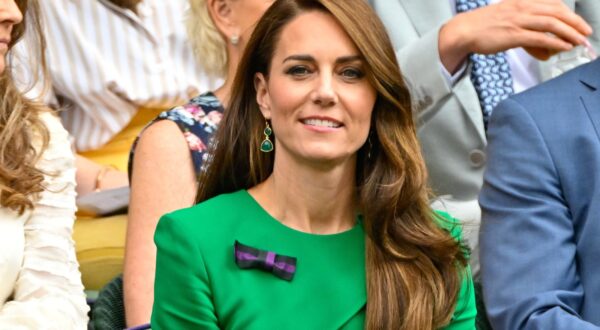 Tennis : Wimbledon 2023 - Angleterre - Finale simple Messieurs- Victoire de Carlos Alcaraz Espagne contre Novak Djokovic Serbie - Kate Princess of Wales,Image: 789705637, License: Rights-managed, Restrictions: , Model Release: no, Credit line: Chryslene Caillaud / Panoramic / Panoramic / Profimedia