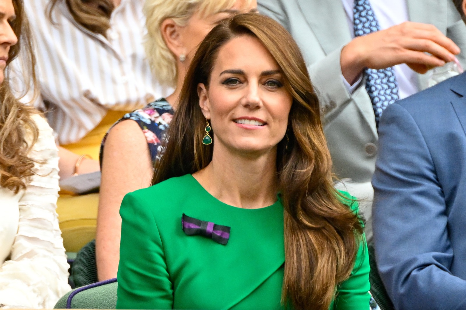 Tennis : Wimbledon 2023 - Angleterre - Finale simple Messieurs- Victoire de Carlos Alcaraz Espagne contre Novak Djokovic Serbie - Kate Princess of Wales,Image: 789705637, License: Rights-managed, Restrictions: , Model Release: no, Credit line: Chryslene Caillaud / Panoramic / Panoramic / Profimedia