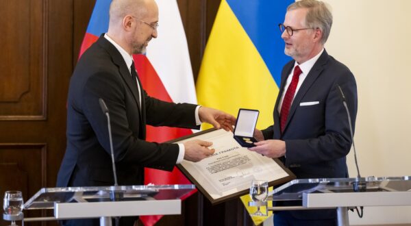 Denis Šmihal i Petr Fiala