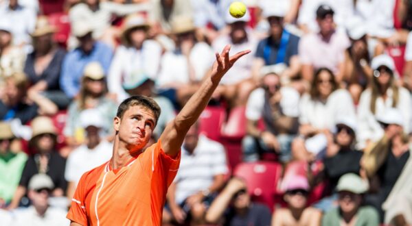 240720 Duje Ajdukovic of Croatia during day 6 of the Nordea Open on July 20, 2024 in Bĺstad. 
Photo: Niclas Jönsson / BILDBYRĹN / COP 273 / NO0290
tennis atp 250 nordea open bbeng,Image: 891043960, License: Rights-managed, Restrictions: *** World Rights Except Austria, Denmark, Finland, Norway, and  Sweden *** AUTOUT DNKOUT FINOUT NOROUT SWEOUT, Model Release: no, Credit line: Bildbyran / ddp USA / Profimedia