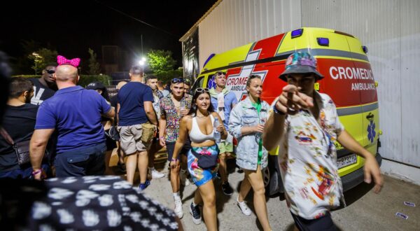 09.07.2022., Split - Drugi dan Ultra Europe Festivala.
Na parku mladezi zapoceo je drugi dan Ultra Europe Festivala. Nastup DJ-a Oliver Heldens
  Photo: Zvonimir Barisin/PIXSELL