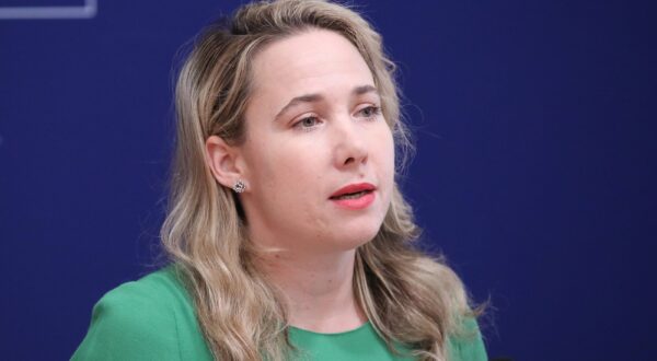 Zagreb, 11.07.2024. - Hrvatski sabor, konferencija za medije zastupnice Marije Selak Raspudić na temu „Studentska prava“. Na fotografiji Marija Selak Raspudić.
foto HINA/ Admir BULJUBAŠIĆ/ abu