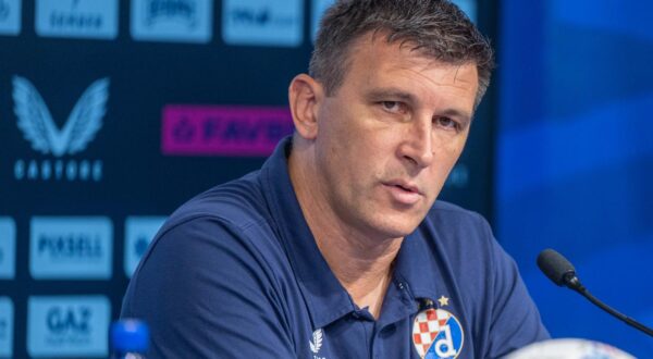 01.08.2024., Zagreb - Konferencija za medije povodom utakmice Dinamo - Istra 1961 i pocetka nove HNL sezone. Na konferenciji za medije prisustvovali su trener prve momcadi Sergej Jakirovic i kapetan Arijan Ademi. Photo: Neva Zganec/PIXSELL