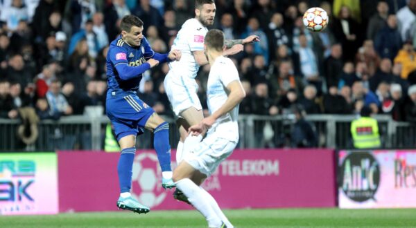 10.04.2022., stadion Rujevica, Rijeka - Hrvatski telekom Prva liga, 30. kolo, HNK Rijeka - GNK Dinamo. Komnen Andric.  Photo: Nel Pavletic Goricki/PIXSELL