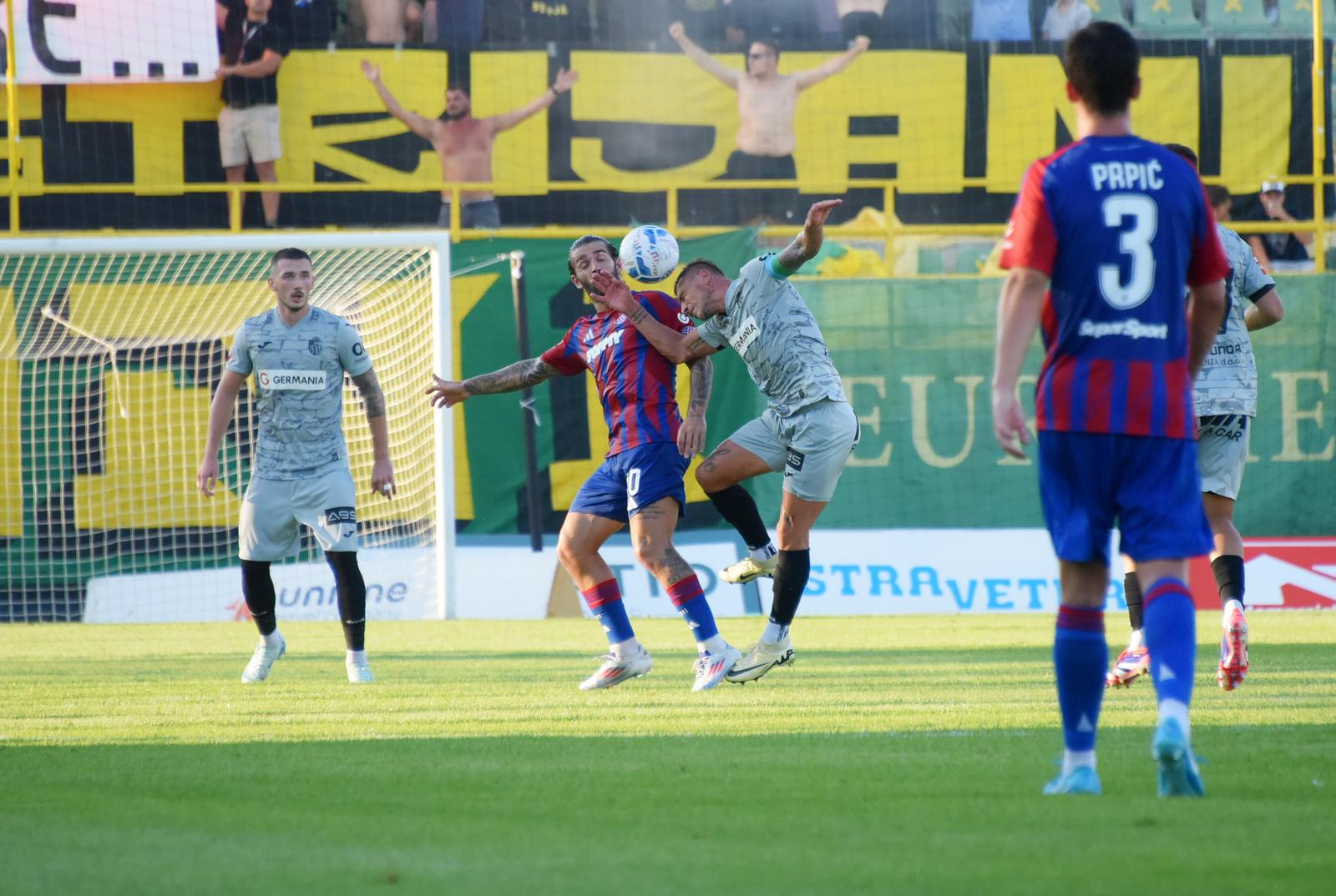 25.08.2024., stadion Aldo Drosina, Pula - SuperSport HNL, 04. kolo, NK Istra 1961 - HNK Hajduk. Marko Livaja Photo: Sasa Miljevic/PIXSELL