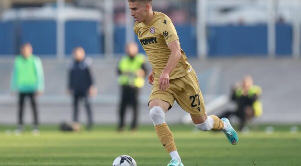 30.10.2022., stadion u Kranjcevicevoj ulici, Zagreb - SuperSport HNL, 15. kolo, NK Lokomotiva - HNK Hajduk. Stipe Biuk. Photo: Igor Kralj/PIXSELL