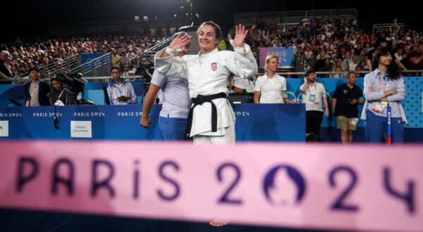 31.07.2024., Pariz, Francuska - XXXIII. Olimpijske igre Pariz 2024. Judo, finalna borba zene do 70kg, Barbara Matic, Hrvatska - Miriam Butkereit, Njemacka. Na fotografiji: BArbara Matic Photo: Igor Kralj/PIXSELL