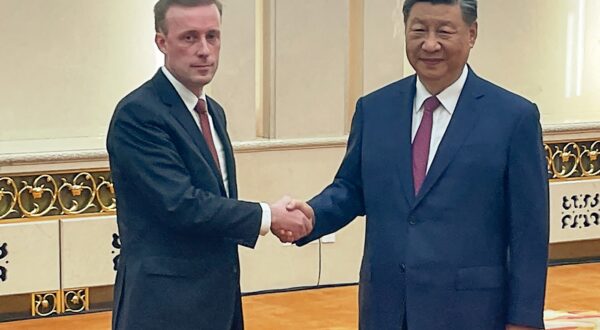 Jake Sullivan i Xi Jinping