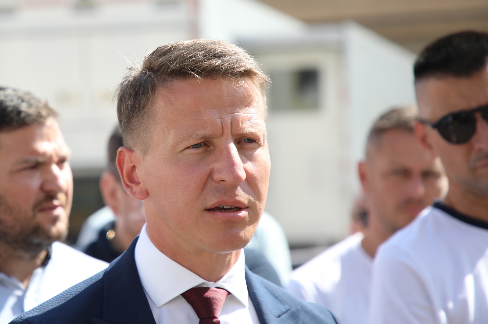 Zagreb, 24.08.2024. - Saborski zastupnik Dario Zurovec održao je konferenciju za medije na kojoj je službeno objavio da izlazi iz stranke Fokusa. Na fotografiji Dario Zurovec.
foto HINA/ Admir BULJUBAŠIĆ/ abu