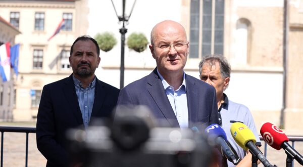 Zagreb, 30.08.2024. - Mario Radić, kandidat za predsjednika Domovinskog pokreta održao je konferenciju za medije na temu izborni sabor Domovinskog pokreta. Na fotografiji Mario Radić.
foto HINA/ ml