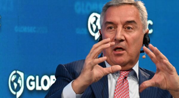 Former President of Montenegro Milo Djukanovic addresses the Globsec regional security forum in Bratislava, Slovakia on May 30, 2023.,Image: 780311887, License: Rights-managed, Restrictions: , Model Release: no, Credit line: Michal Cizek / AFP / Profimedia