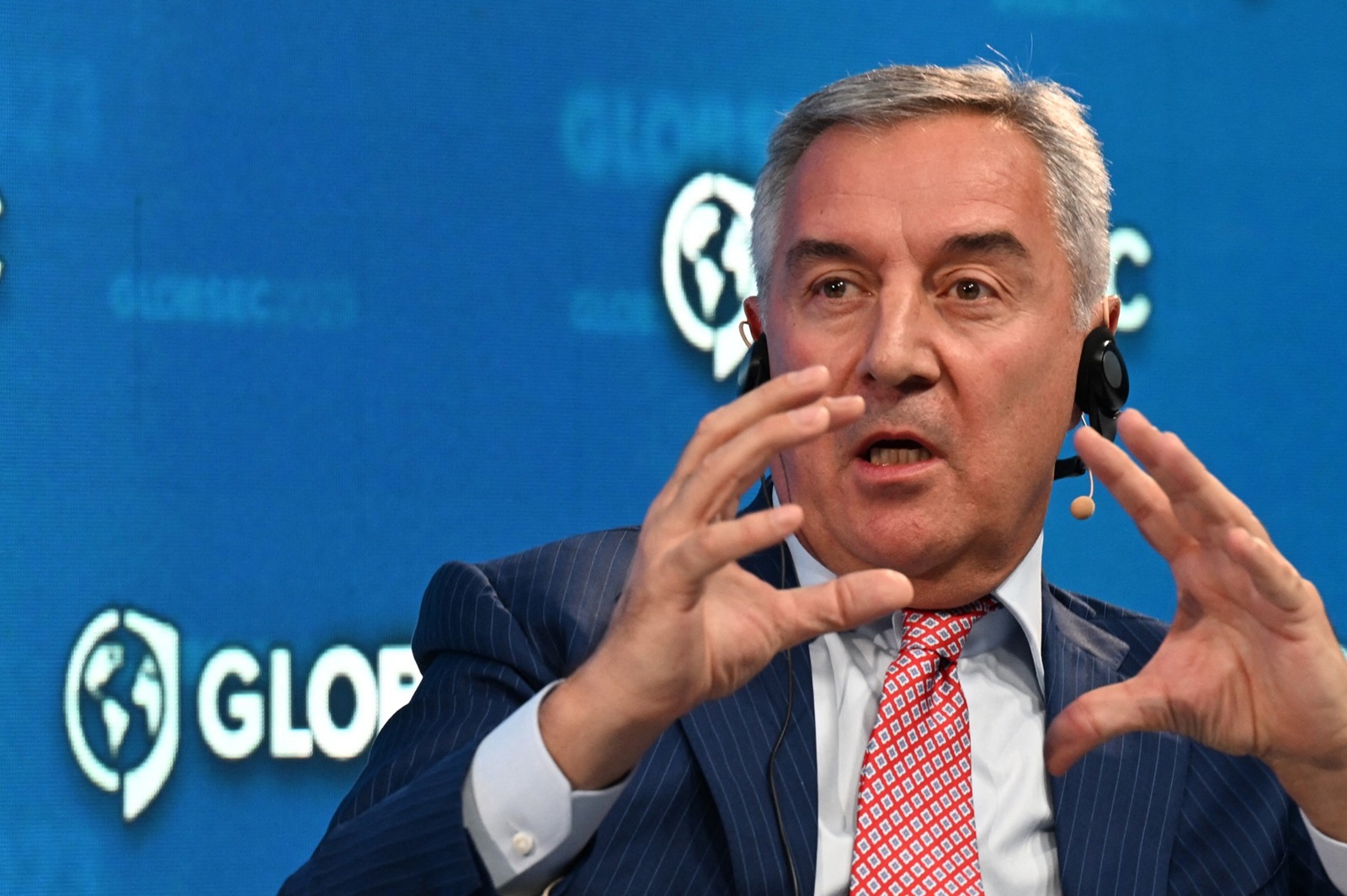 Former President of Montenegro Milo Djukanovic addresses the Globsec regional security forum in Bratislava, Slovakia on May 30, 2023.,Image: 780311887, License: Rights-managed, Restrictions: , Model Release: no, Credit line: Michal Cizek / AFP / Profimedia
