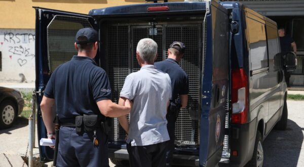 04, June, 2024, Zajecar - The hearing of Srdjan Jankovic, one of the suspects for the murder of Danka Ilic (2) at the High Public Prosecutor's Office in Zajecar, lasted three hours, and at the hearing he denied the commission of the crime he was charged with and said that he did not participate in the girl's murder. Srdjan Jankovic. Photo: M.M./ATAImages

04, jun, 2024, Zajecar - Saslusanje Srdjana Jankovica, jednog od osumnjicenih za ubistvo Danke Ilic (2) u Visem javnom tuzilastvu u Zajecaru je trajalo tri sata, a on je na saslusanju negirao izvrsenje krivicnog dela koje mu se stavlja na teret i rekao da nije ucestvovao u ubistvu devojcice. Photo: M.M./ATAImages Photo: M.M./ATAImages/PIXSELL