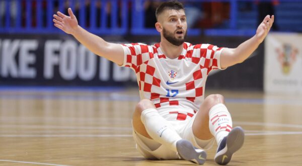 10.10.2023., Dom sportova, Zagreb - Elitno kolo kvalifikacija za FIFA Svjetsko prvenstvo u futsalu, skupina C, Hrvatska - Francuska. Antonio Sekulic. Photo: Luka Stanzl/PIXSELL