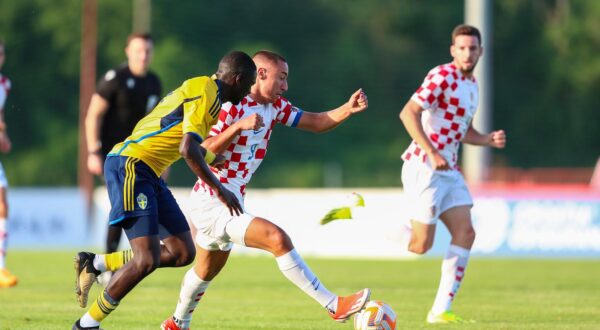 11.06.2024., Sesvete - Hrvatska (U-21) - Švedska (U-21). Marin Ljubicic. Photo: Matija Habljak/PIXSELL
